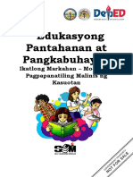 Edukasyong Pantahanan at Pangkabuhayan: Ikatlong Markahan - Modyul 2: Pagpapanatiling Malinis NG Kasuotan