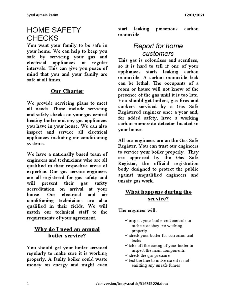 Keeping Your Home and Family Safe A Guide to Regular Gas Appliance