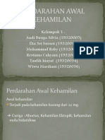 PERDARAHAN AWAL KEHAMILAN