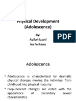 Physical Development (Adolescence)