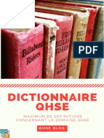 Dictionnaire QHSE