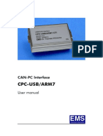 CPC Usb/Arm7: CAN PC Interface