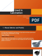 Instruments Used in Calcination and Extraction Processes