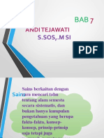 Andi Tejawati, S.Sos., M.Si - ISBD BAB 7 MANUSIA, SAINS, TEKNOLOGO & Seni