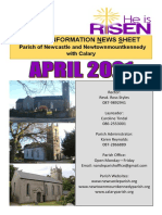 Parish News April 2021 - Parishes of Newcastle & Newtownmountkennedy With Calary, in East Co. Wicklow