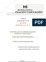 Muestra Programacion