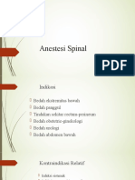Anestesi Spinal - Kelompok 4