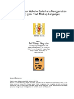 Pembuatan Website Sederhana Menggunakan HTML (Hyper Text Markup Language)