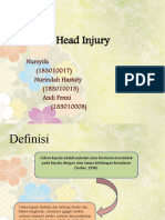 Head Injury PPT (Misra Alfadilah) Universitas Patria Artha