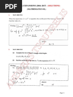 5D. BINOMIAL EXPANSIONS (2004-2017) (SL) SOLUTIONSw