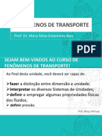 Apresentação (2B2) - Sistemas de Dimensões e Unidades