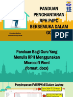 PANDUAN PENGHANTARAN RPH PdPC BERSEMUKA