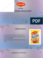 "Taste Bhi Health Bhi": Noodles