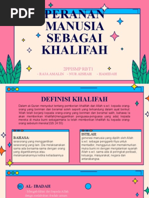 Manusia Sebagai Khalifah Pdf
