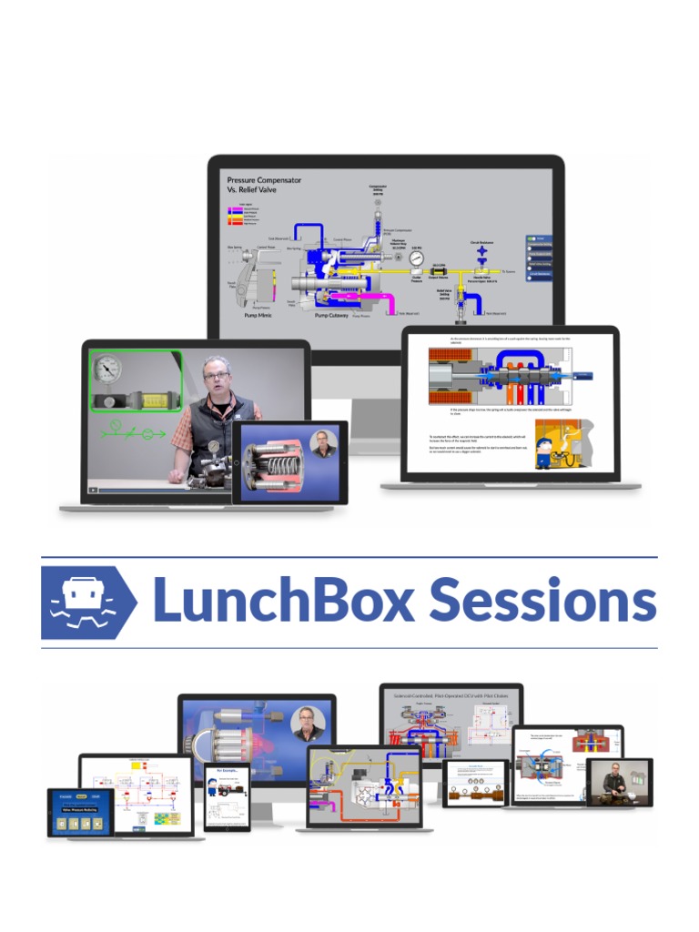 LunchBox Sessions: Hydraulic Training | PDF | Pump | Valve