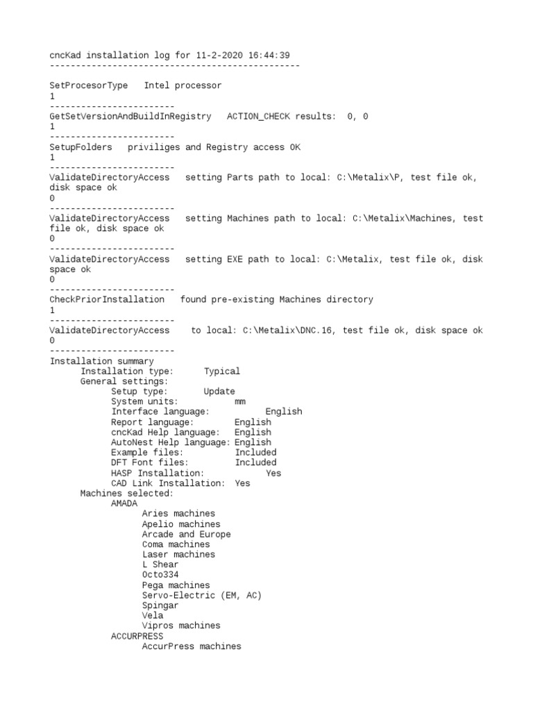 Install Log 11 2 2020 16 44 39 PDF Operating System Families