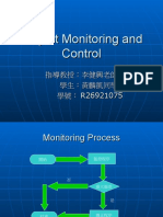 Project Monitoring and Control