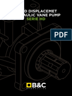 Fixed Displacemet Hydraulic Vane Pump: Serie HD