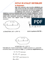 MakinaDinamiği-5 (EŞDEĞER KÜTLE VE ATALET SİSTEMLERİ)