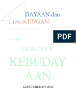 Materi 4. Kebudayaan Dan Lingkungan Resum