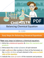 Four easy steps to balance chemical equations