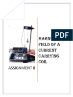 Magnetic Field of A Current Carrying Coil