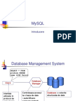 Mysql: Introducere