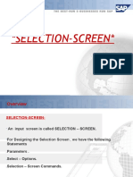 Selection Screen