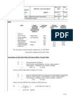 Design Calculation Sheet: Mechanical & Industrial Department