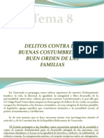 Tema 8. Delitos Contra Las Buenas Costumbres y El Buen Orden de La Familia