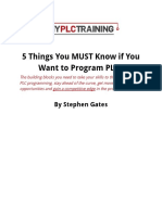 Five Things You MUST Know If You Want To Program PLCs
