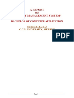 "Library Management System": A Report ON