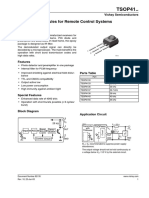 Tsop4136 Photodiode Ir Receiver