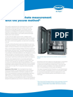 Precise Phosphate Measurement With The Yellow Method : Summary of The Study: The Investigation Has Shown