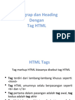 Pemrograman Web Dasar Pertemuan 3 #2