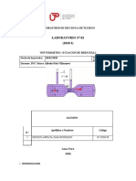 2do INFORME DE LABORATORIO DE MECANICA DE FLUIDOS