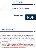 ELEC 423 Voltage Drop Distribution