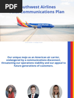 Final Communications Plan - Southwest