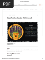 HackTheBox - Bucket Walkthrough