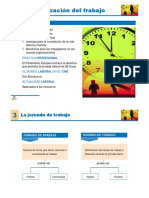 La organización del trabajo: jornada, horario, descansos y vacaciones