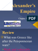 Chapter 5 Section 4 - Alexander's Empire