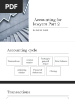 Accounting For Lawyers Part 2: Parvesh Aghi