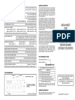 Data Sheet FOR Datatran D2452 Pulse Width Modulated Valve Driver Board (Double Solenoid)