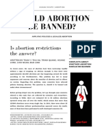 Human Rights - Abortion Restrictions Evaluation