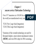 Silicon Device Fabrication Technology: Semiconductor Devices For Integrated Circuits (C. Hu) Slide 3-1