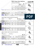 Cherry E Series: General Purpose Double Pole Switches