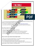 7 QC Tools For Process Improvement PDF Case Study