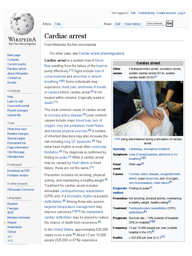 Coronary Artery Disease | PDF | Cardiac Arrest | Cardiopulmonary ...