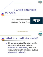 Benos - SME Risk Rating
