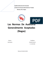 Auditoría NAGAs Informe